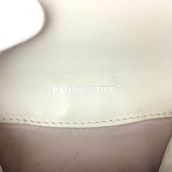 315181U Burberry Wallet Nova Check Bifold Pink PVC Leather - Picture 8 of 9